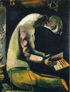 Jew at Prayer Jewish Oil Paintings